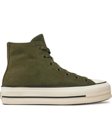 Sapatilhas CONVERSE  de Mulher MODELO CHUCK TAYLOR ALL STAR LIFT PARA MUJER COLOR  VERDE