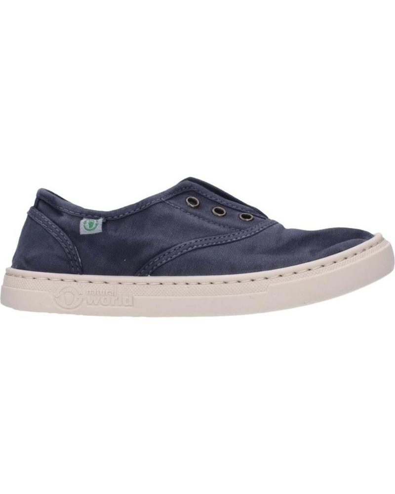 girl and boy shoes NATURAL WORLD ZAPATO INGLES ECO 6470E-677 AZUL