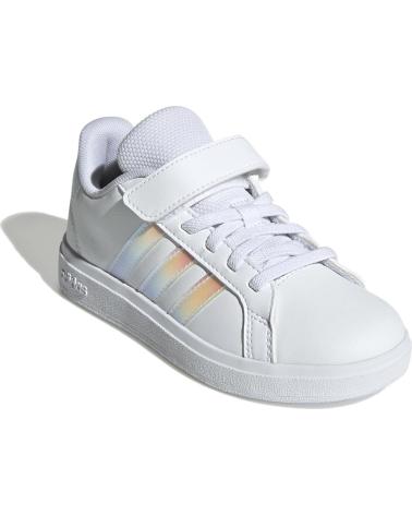Zapatos de Niña y Niño ADIDAS ZAPATILLAS GRAND COURT 2 0 PARA NINOS UNISEX EN COLOR BLANCO BLANCO