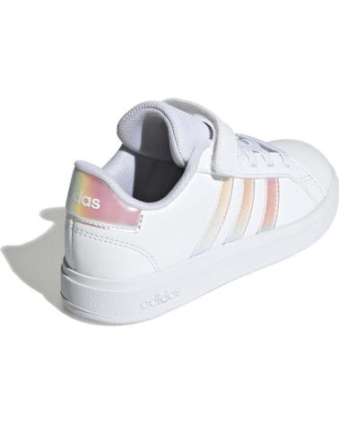 Zapatos de Niña y Niño ADIDAS ZAPATILLAS GRAND COURT 2 0 PARA NINOS UNISEX EN COLOR BLANCO BLANCO