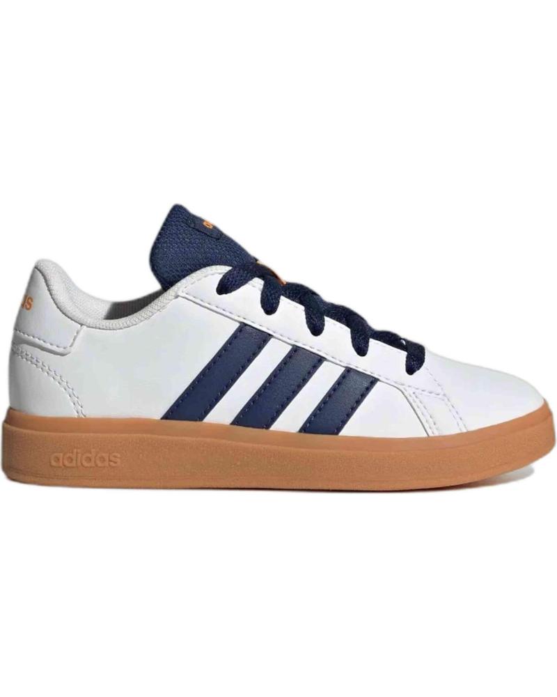 Zapatos ADIDAS  de Niña y Niño ZAPATILLAS GRAND COURT 2 0 PARA NINOS UNISEX EN COLOR  BLANCO