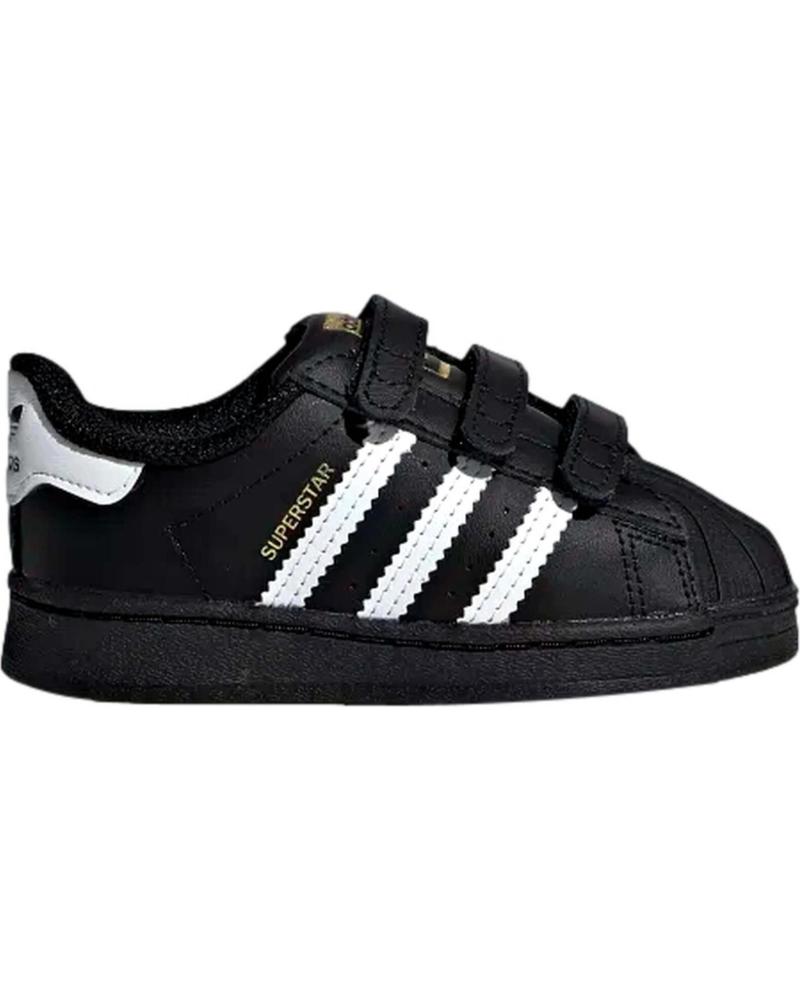 Deportivas ADIDAS  de Niña y Niño ZAPATILLAS BEBE SUPERSTAR NEGRO  CBLACK-FTWWHT