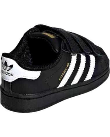 Deportivas ADIDAS  de Niña y Niño ZAPATILLAS BEBE SUPERSTAR NEGRO  CBLACK-FTWWHT