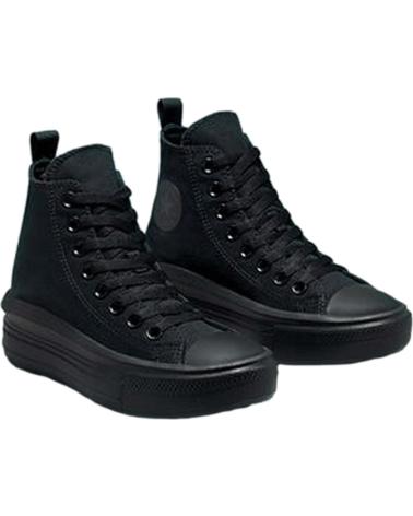 CONVERSE ZAPATILLAS CHUCK TAYLOR ALL STAR MOVE PARA NINOS UNISEX EN C NEGRO