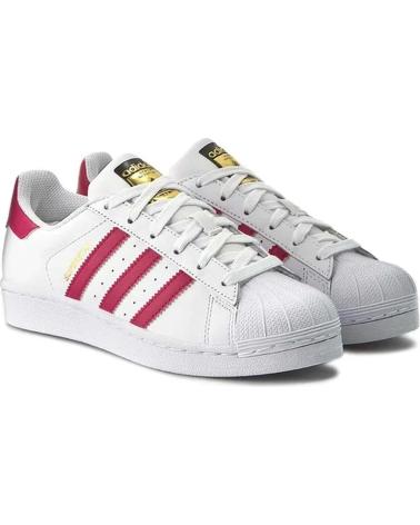 Sportivo per Donna e Bambina e Bambino ADIDAS ZAPATILLAS SUPERSTAR PARA NINOS UNISEX EN COLOR BLANCO
