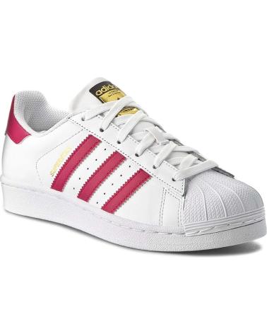 Sportivo per Donna e Bambina e Bambino ADIDAS ZAPATILLAS SUPERSTAR PARA NINOS UNISEX EN COLOR BLANCO