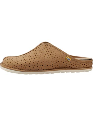 Zuecos NORDIKAS  de Hombre ZAPATILLAS HOGAR HOMBRE MODELO 1945 MICRO COLOR MARRON CASTA  CASTANO
