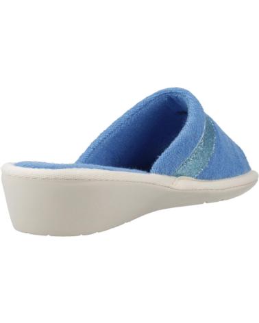 Calzado de casa NORDIKAS  de Mujer ZAPATILLAS HOGAR MUJER MODELO 1928 COLOR AZUL  ZAFIRO