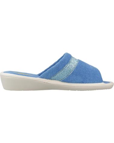 Calzado de casa NORDIKAS  de Mujer ZAPATILLAS HOGAR MUJER MODELO 1928 COLOR AZUL  ZAFIRO