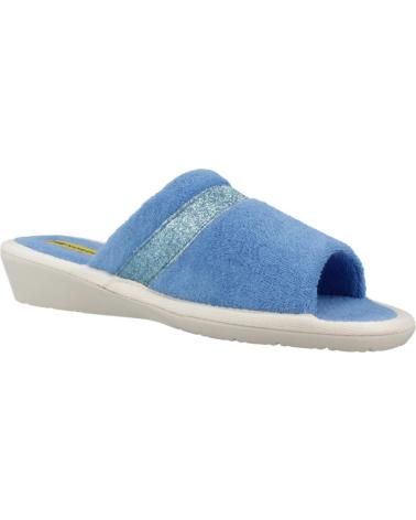 Calzado de casa NORDIKAS  de Mujer ZAPATILLAS HOGAR MUJER MODELO 1928 COLOR AZUL  ZAFIRO