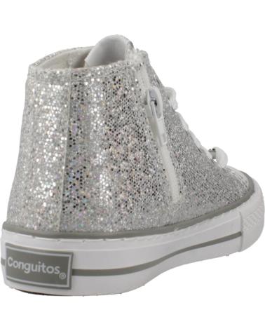 girl Trainers CONGUITOS ZAPATILLAS NINA MODELO COSH283104 COLOR PLATA SILVER