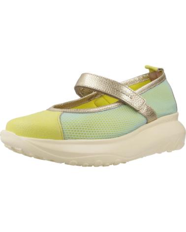 Ballerinas für Damen WONDERS BAILARINAS MUJER MODELO A4003 COLOR AMARILLO PLTN