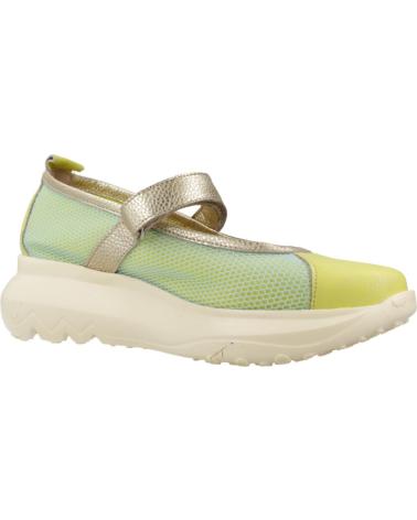 Ballerinas für Damen WONDERS BAILARINAS MUJER MODELO A4003 COLOR AMARILLO PLTN