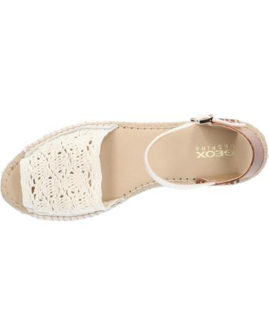 Woman Sandals GEOX D45V0C 0DS43 D LAMPEDUSA  C5225 SAND-COGNAC