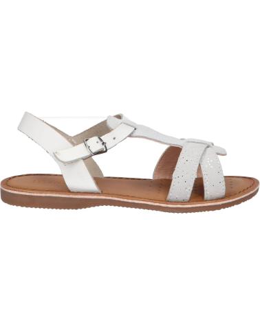 Woman and girl Sandals GEOX J45BSE 0BS85 J SANDAL EOLIE  C1000 WHITE