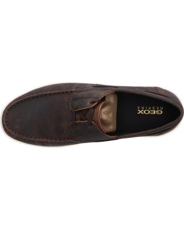 Man Boat shoes GEOX U45GSB 00046 U AVOLA  C6002 LT BROWN