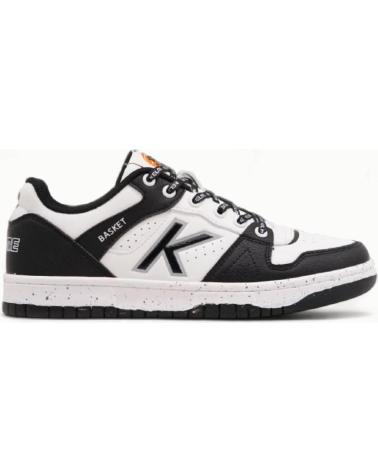 SNEAKERS CASUAL KELME 61 BIANCHE E NERE 61