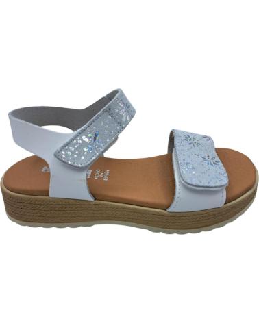 Sandalias DEMAX  de Niña SANDALIA NINA PIEL  BLANCO