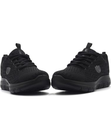 Sapatilhas LAURA AZAÑA  de Mulher LA24503ST PISO N  NEGRO