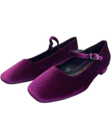 Bailarinas AZAREY  per Donna 459H585 BAILARINA FLEXIBLEEN TERCIOPELO  BUGANVILLA