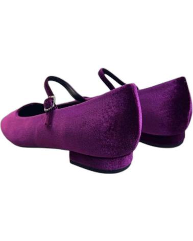 Bailarinas AZAREY  per Donna 459H585 BAILARINA FLEXIBLEEN TERCIOPELO  BUGANVILLA