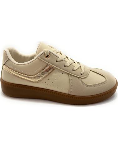 Zapatillas deporte CHIC VISION  de Mujer DEPORTES MUJER CASUAL CORDON PISO CREPE  BEIGE