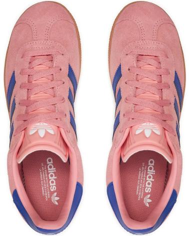 ADIDAS GAZELLE J PINK WITH BLUE STRIPES ROSA