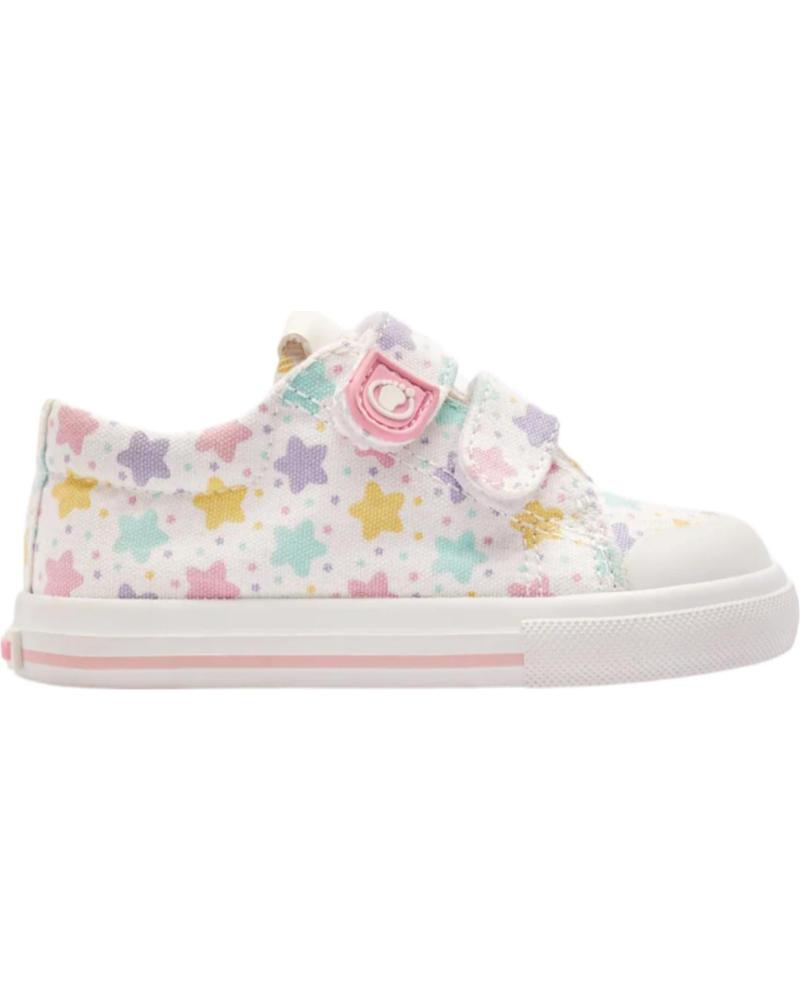 Sapatos CONGUITOS  de Menina ZAPATILLA RESPETUOSA DE LONA CON VELCROS PARA NIN  MULTI