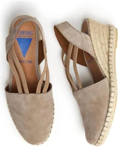 Woman Sandals VERBENAS CUNA ESPARTO MAIKA MUJER TAUPE  MARRóN