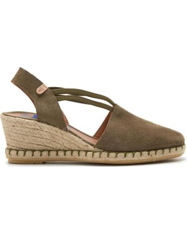 Sandalias VERBENAS  de Mujer CUNAS DE ESPARTO MAIKA MUJER KAKI  VERDE