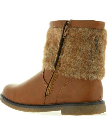 girl boots URBAN 370408-B7019 NATURAL-COGNAC