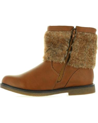 girl boots URBAN 370408-B7019 NATURAL-COGNAC
