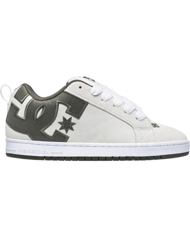 ZAPATILLAS DC SHOES COURT GRAFFIK BLANCAS Y VERDES OFF WHITE OLIVE MULTICOLOR