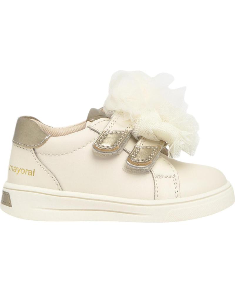 Sportivo MAYORAL  per Bambina ZAPATILLAS DEPORTE 41618 DEPORTIVA LAZOS  BEIGE