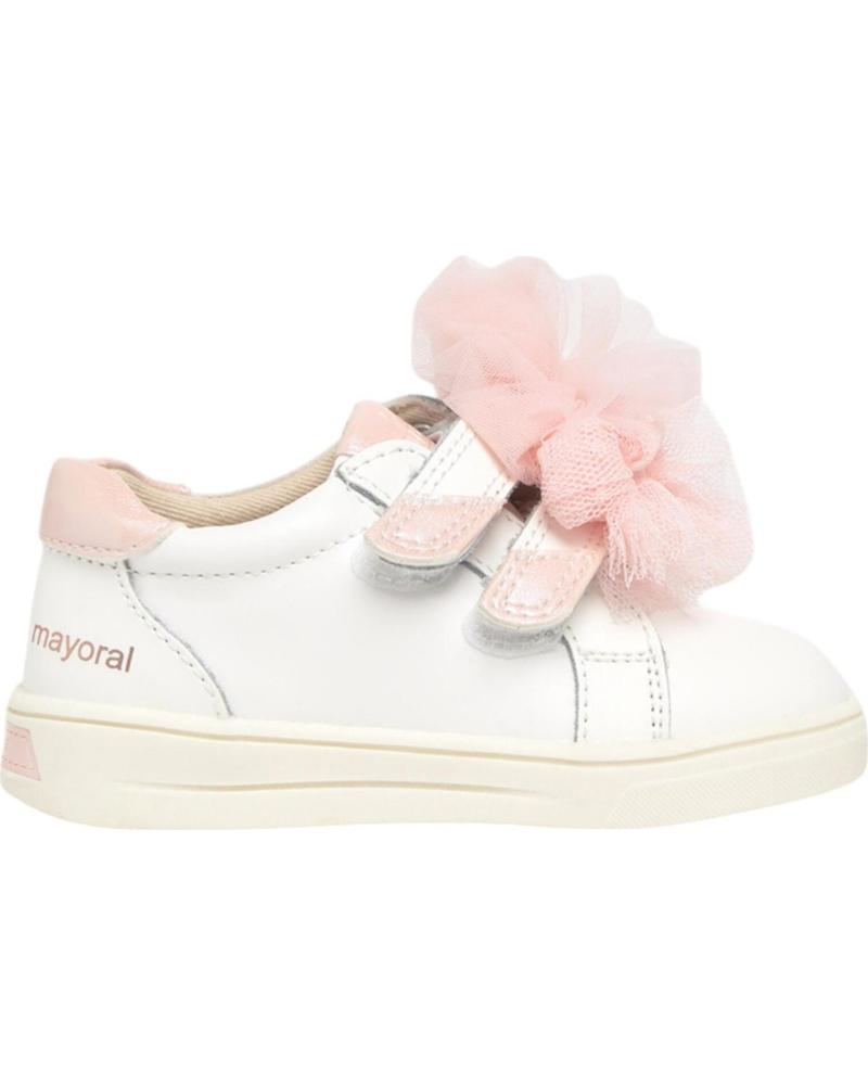 Sportivo MAYORAL  per Bambina ZAPATILLAS DEPORTE 41618 DEPORTIVA LAZOS  BLANCO