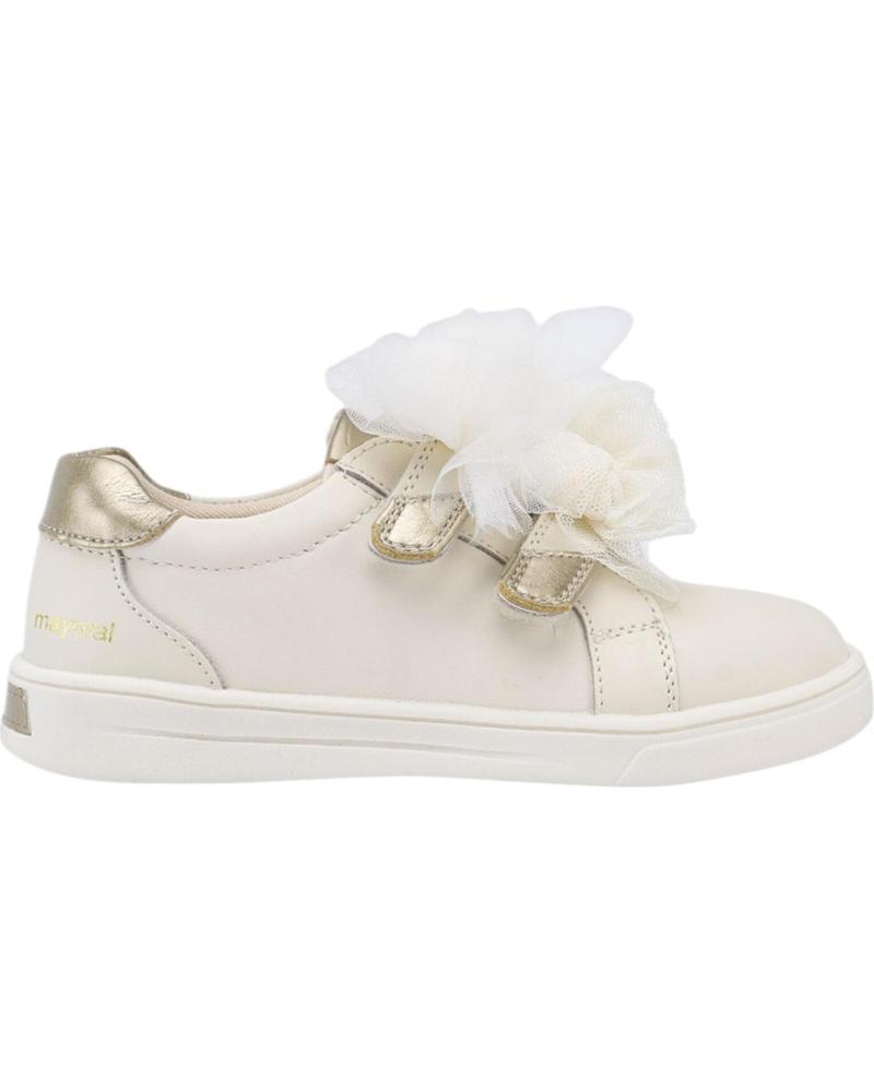 Sportivo MAYORAL  per Bambina ZAPATILLAS DEPORTE 43618 DEPORTIVA LAZOS  BEIGE