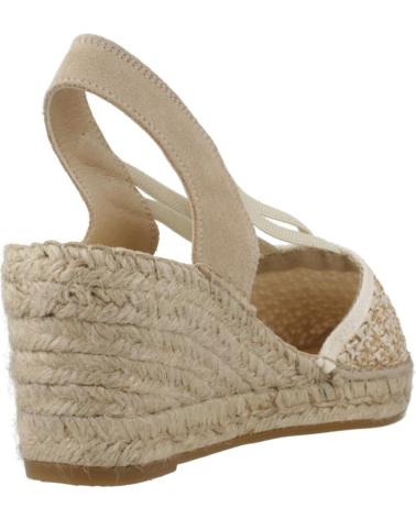 Sandalias VIDORRETA  de Mujer ALPARGATAS MUJER MODELO 18400FBCL COLOR BEIS  CRUDO