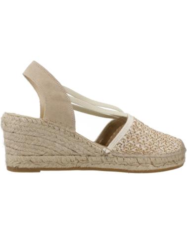 Sandalias VIDORRETA  de Mujer ALPARGATAS MUJER MODELO 18400FBCL COLOR BEIS  CRUDO