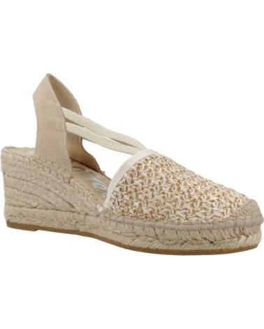 Sandalias VIDORRETA  de Mujer ALPARGATAS MUJER MODELO 18400FBCL COLOR BEIS  CRUDO