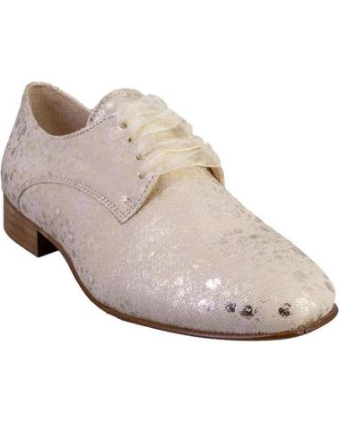 Zapatos NIVAL  de Mujer NELY AFTA ZAPATOS CON CORDONES DE MUJER PIEL  PLATINO