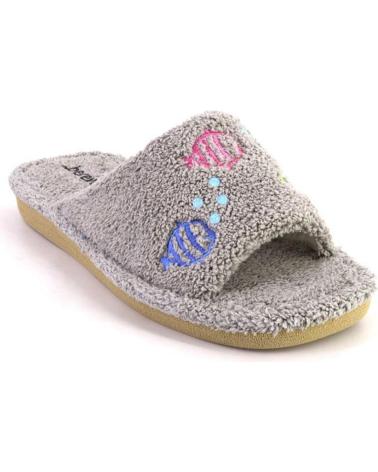 Pantofole BEREVERE  per Donna 5012 ZAPATILLAS DE CASA DE MUJER  GRIS