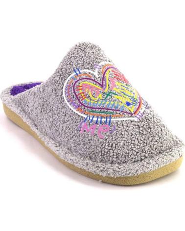 Hausschuhe BEREVERE  für Damen 5422 ZAPATILLAS DE CASA DE MUJER  GRIS