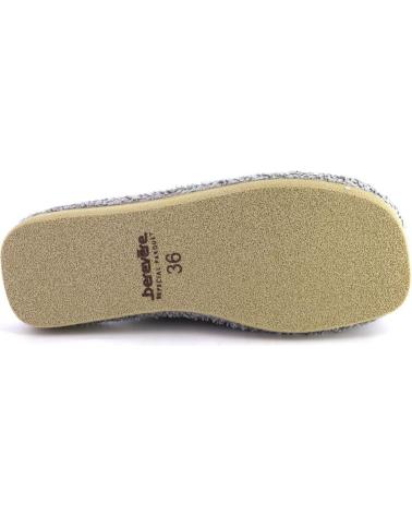 Hausschuhe BEREVERE  für Damen 5422 ZAPATILLAS DE CASA DE MUJER  GRIS