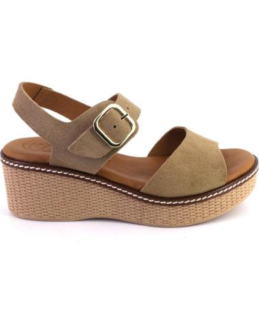 Sandales KAOLA  pour Femme 2661 SANDALIAS DE MUJER ANTE SERRAJE  CAMEL