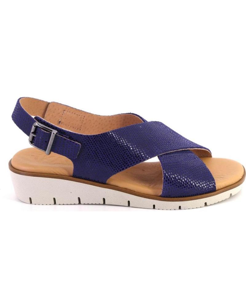Sandalias KAOLA  de Mujer 2275LUCERTOLA SANDALIAS DE MUJER PIEL  AZUL MARINO