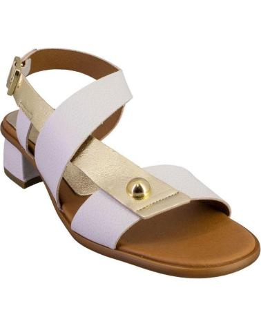 Sandali BARMINTON  per Donna 4564 SANDALIAS DE MUJER PIEL  BLANCO Y ORO