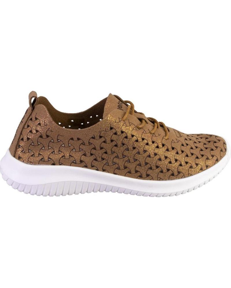 Zapatillas deporte EOLIGEROS  de Mujer LIBERTE METAL ZAPATILLAS CASUAL DE MUJER  BRONCE