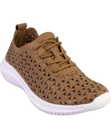 Zapatillas deporte EOLIGEROS  de Mujer LIBERTE METAL ZAPATILLAS CASUAL DE MUJER  BRONCE