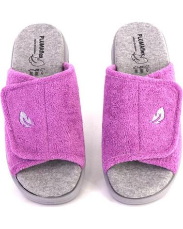Woman House slipers PLUMAFLEX 14511-25 ZAPATILLAS DE CASA DE MUJER  FUCSIA
