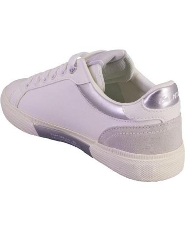 Sapatilhas PEPE JEANS  de Mulher PLS31588 ZAPATILLAS CASUAL DE MUJER BLANCO Y PLAT  BLANCO Y PLATA